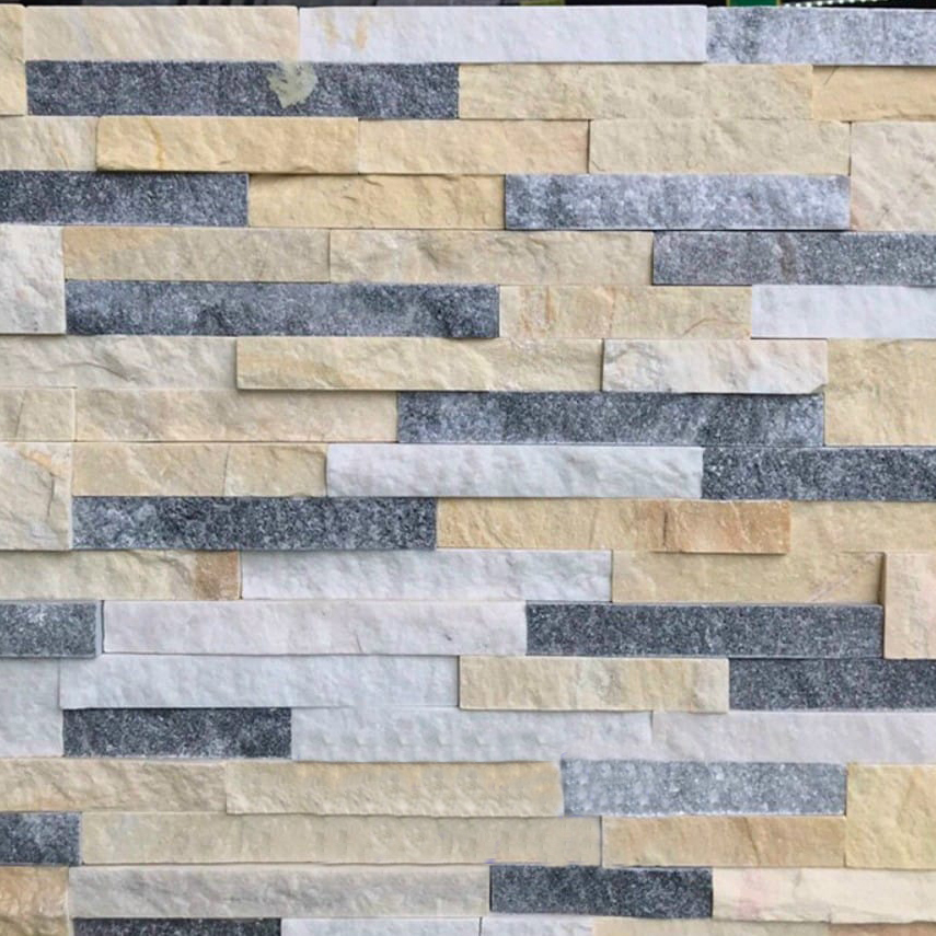 Đá ghép 4 màu 10x50cm