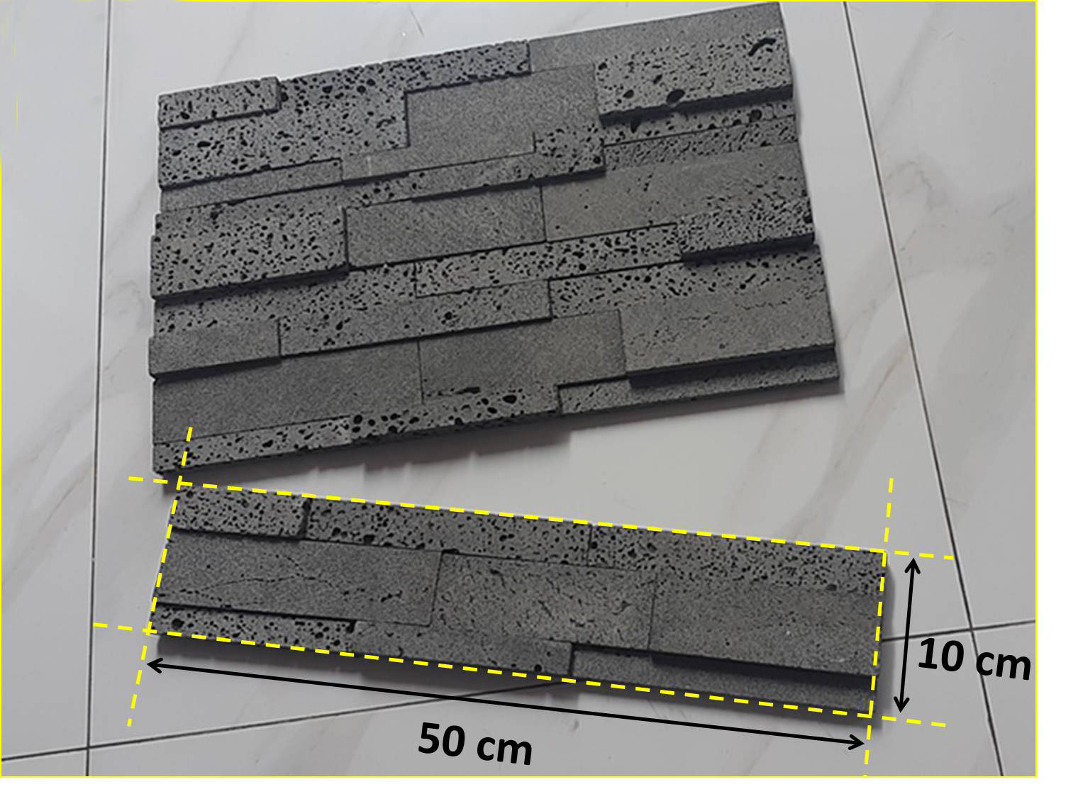 Đá ghép tổ ong 10x50cm