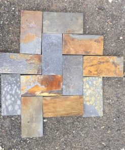 Alternative view of Đá đa sắc lai châu ốp tường